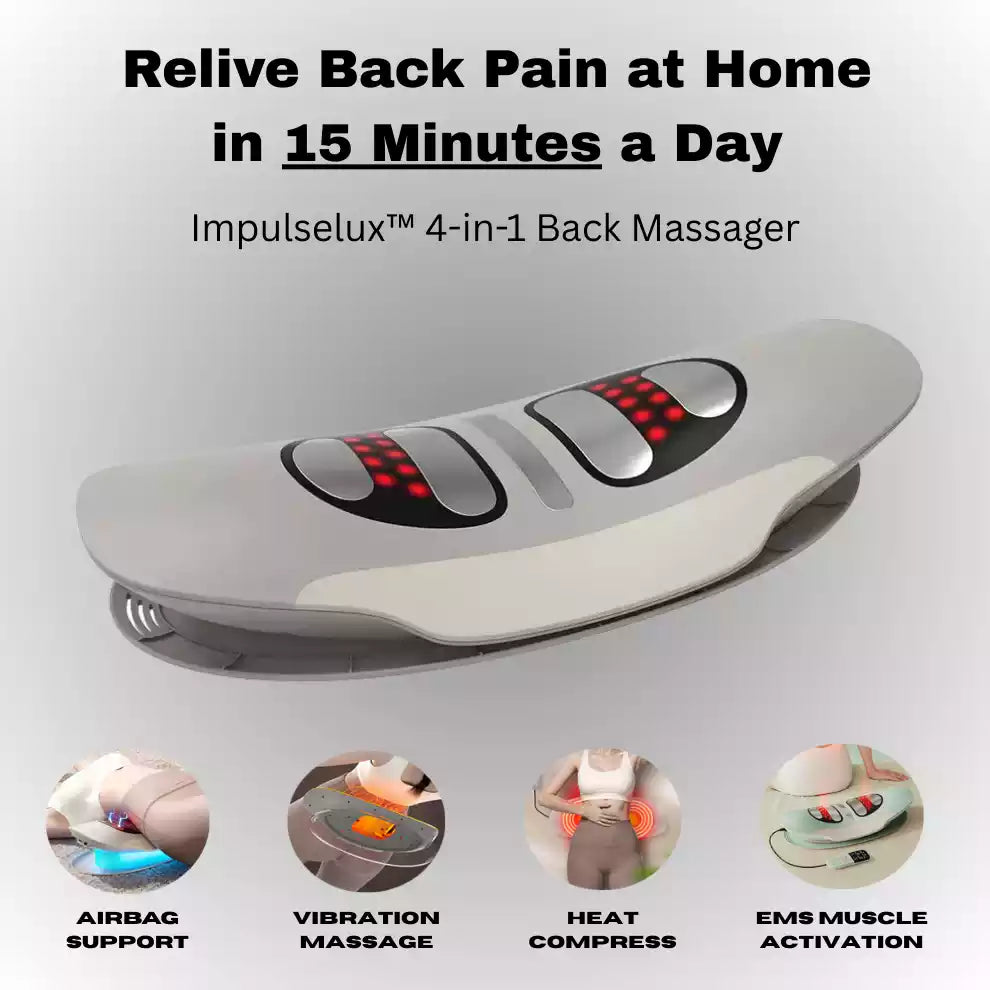 Impulselux™ Lumbar Lift - 4 In 1 Back Massager